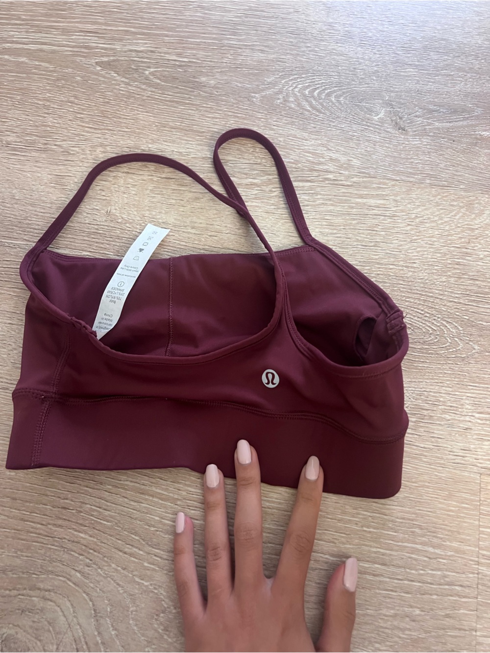 Lululemon Maroon leggings and  Sports Bra - Picture 4 of 4